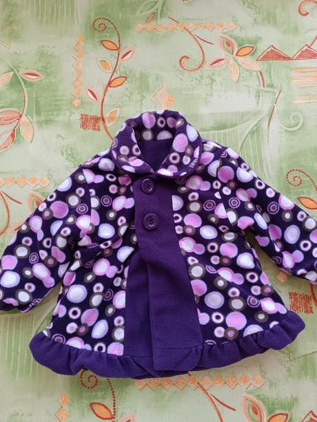 Dívčí kabátek oboustranný, 86