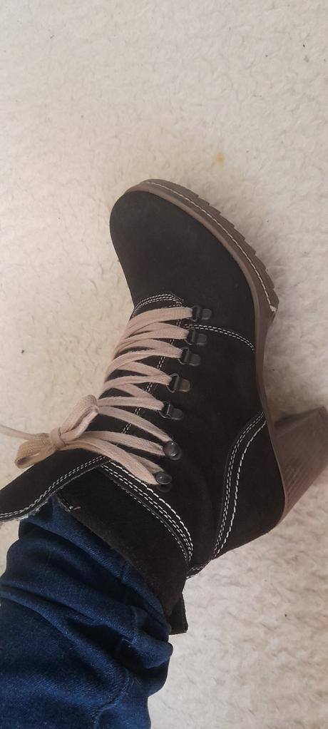 Polokozačky na blokovém podpatku, lasocki,40