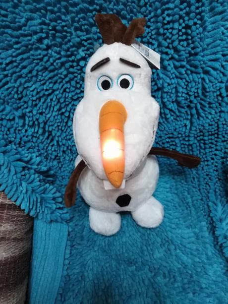 Plyšový olaf frozen ii svítící nos, 