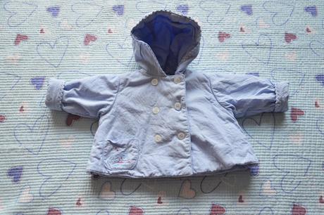 62/68 bavlněný vyteplený kabátek petit bateau, 62