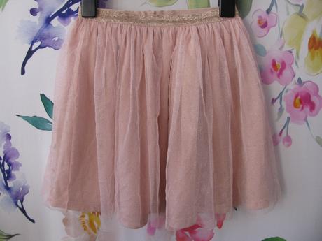 Růžová tylová sukně s třpytkou frozen, disney,122