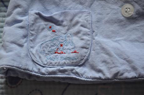 62/68 bavlněný vyteplený kabátek petit bateau, 62