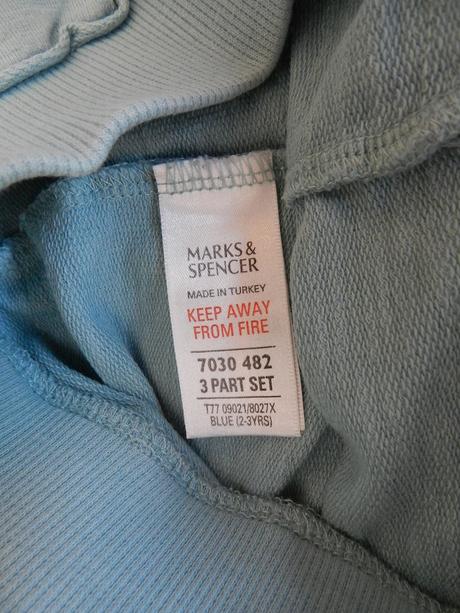 Tepláky s kytičkama, marks & spencer,98