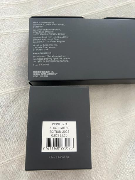 Victorinox pioneer x alox limited edition 2025, 