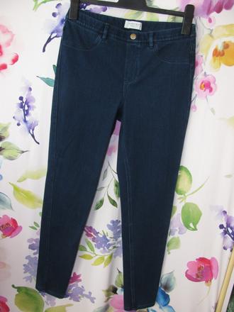 Dámské modré elastické přiléhavé kotníkové džíny, tcm,38