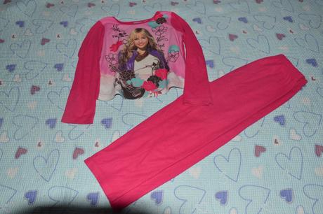 Teplé pyžamko, hannah montana, disney,110
