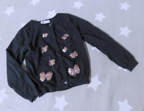Motýlkový svetřík h&m vel.104/110, h&m,110