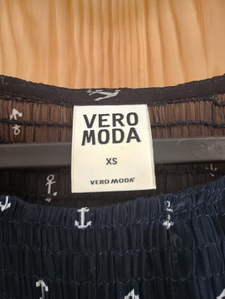 Halenka/ blůzka modrá&kotvy, vero moda,xs
