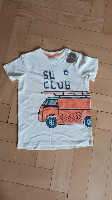 Tričko / triko s odklápěcí kapsičkou - vel. 86, h&m,86