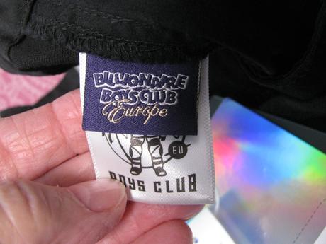 Černé cargo kraťasy značky billionaire boys club, l