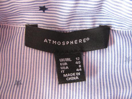 Letní světle modré košilové mini šaty, atmosphere,40