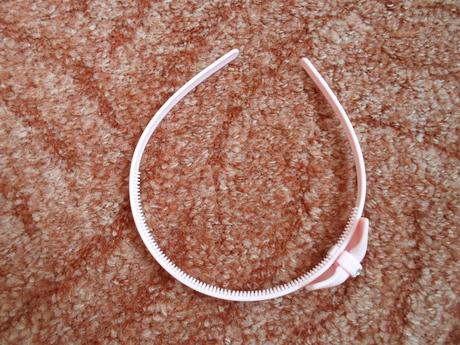 Dívčí růžová čelenka,