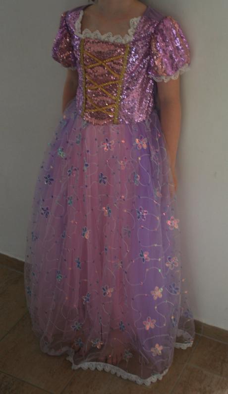 Kostým - šaty pro princeznu - růžové, 