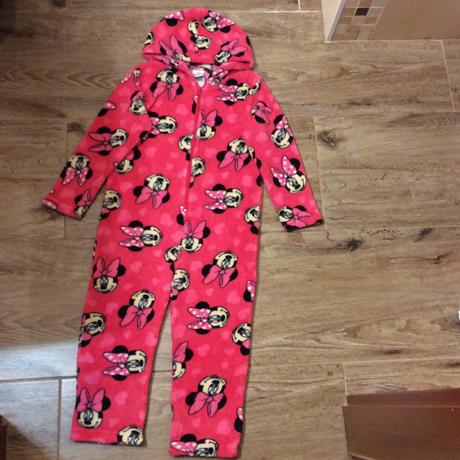 Teplý fleece overal s myškou minnie, disney,122