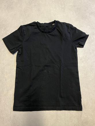 Bavlněné tričko černé velikost xxs, xs