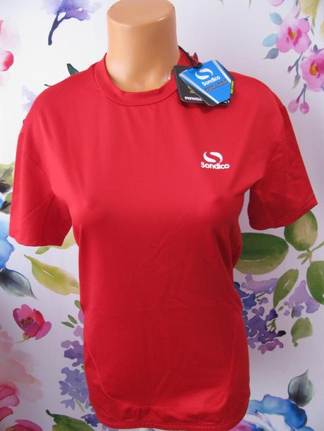 Funkční červené elastické triko - sondico, l