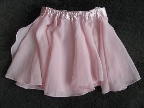 Krásná růžová tylová sukně s mašlí, tu,92