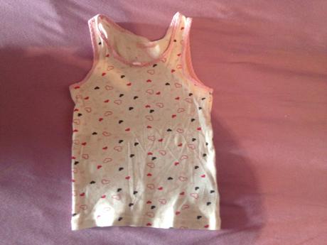 Dívčí tílko srdíčka vel. 80 - 86, lupilu,80