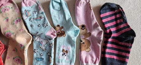 6x mix ponožek, ponožky holčičí, dívčí, vel.27/30, 27