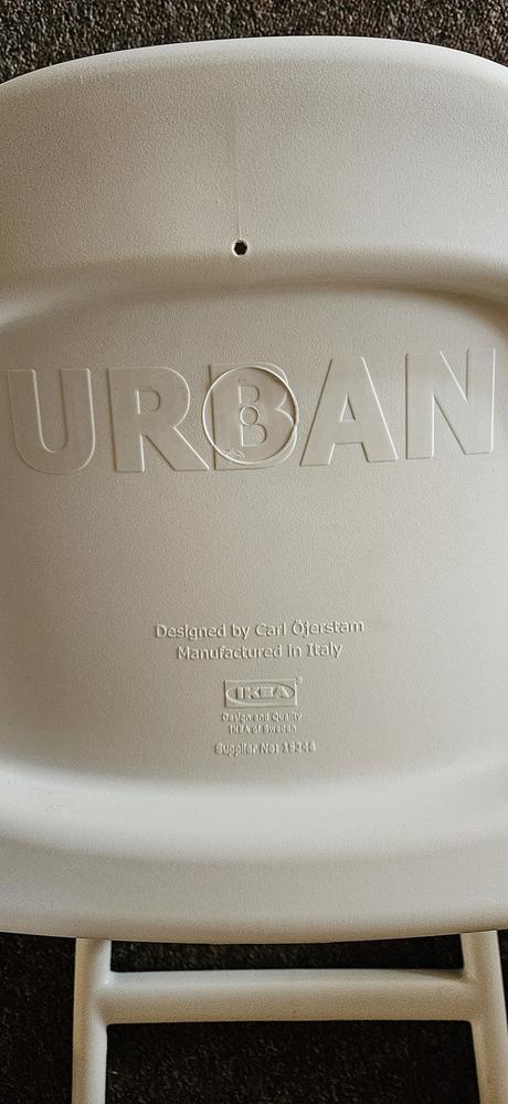 Dětská plastová jídelní židle, židlička ikea urban, ikea