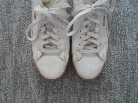 Bílé boty tenisky botasky puma, puma,39