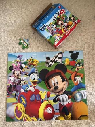 Mickey mouse - puzzle velké dílky, 