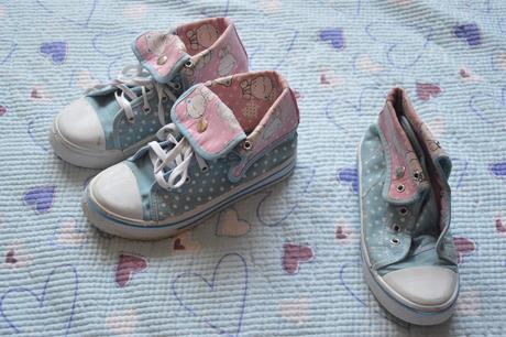 33 34 textilní tenisky 2v1 vysoké i nízké, 34