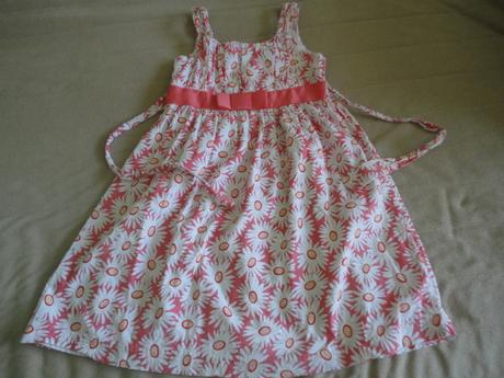 Letně společenské šaty george, vel. 8 let, george,128