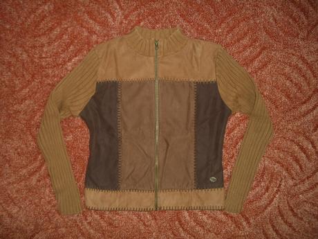 Hnědý svetřík svetr, l