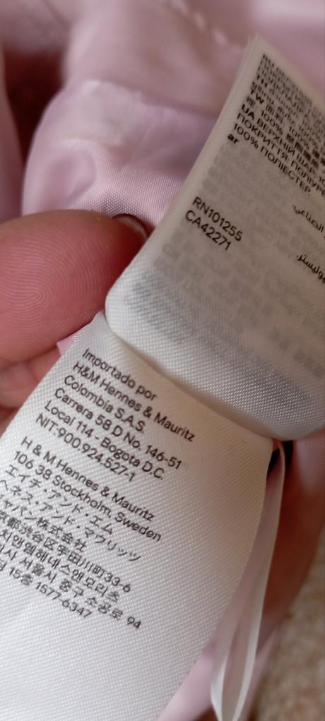 Bunda zn."h&m" vel."134", h&m,134