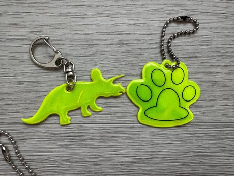 Reflexní přívěsky, 6 ks, 