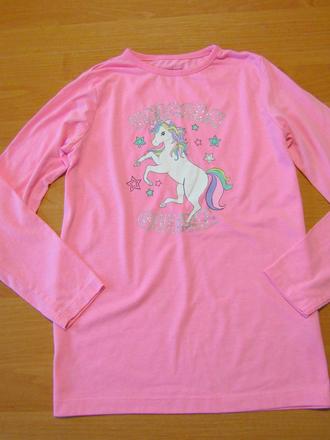 Dívčí růžové triko vel 140-146, primark,146