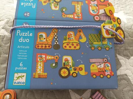 Djeco puzzle duo vozidla, 