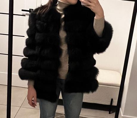 Kožušinový kabát 4v1, s