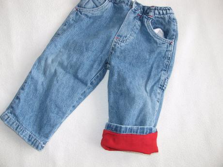 Zateplené džínové kalhoty, ladybird,74