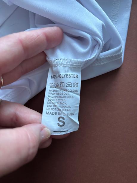 Triko vánoční bílé crop top - v.s, s