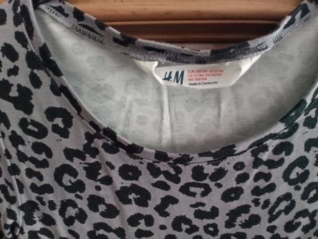 Šaty s dlouhým rukávem, h&m,158