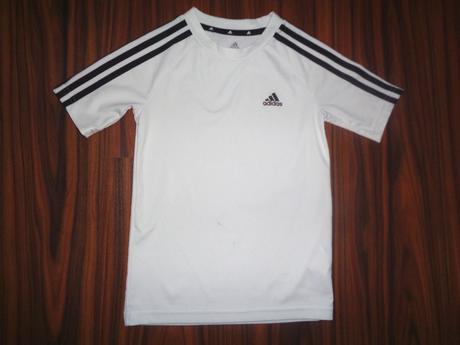 Bílé funkční tričko adidas - aeroready, adidas,128