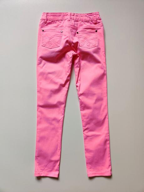 Neonové kalhoty rifle džíny vel. 146, 146