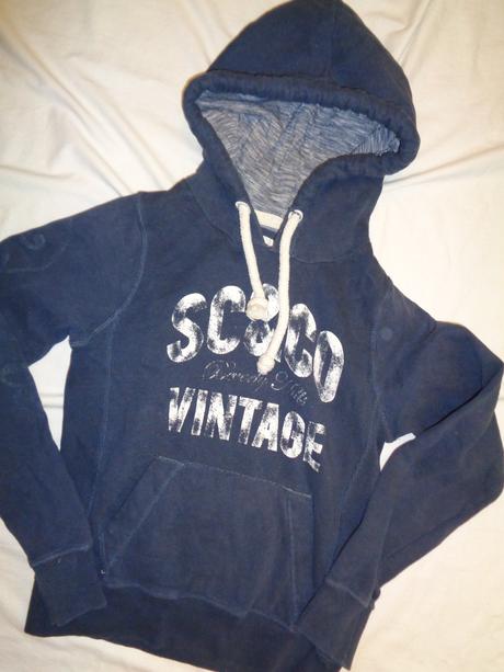 Modrá teplá mikina, 140