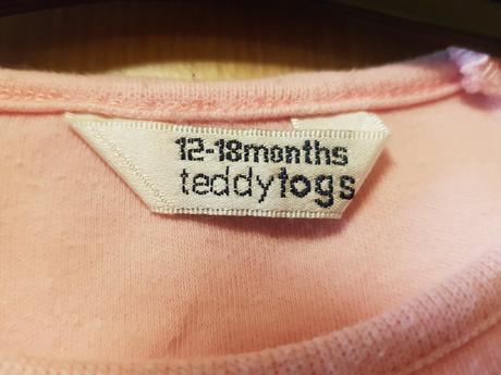 Dívčí tričko značky teddy togs, velikost 12-18 měs, 80