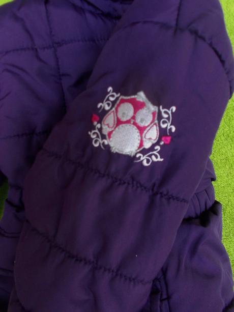 Zimní bunda se sovičkou, baby,80