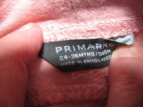 Elastické růžové přiléhavé tregíny, primark,98