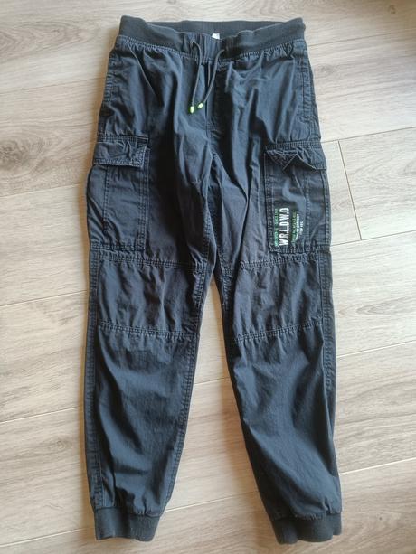 Plátěné jogger kalhoty, velikost 158, h&m,158