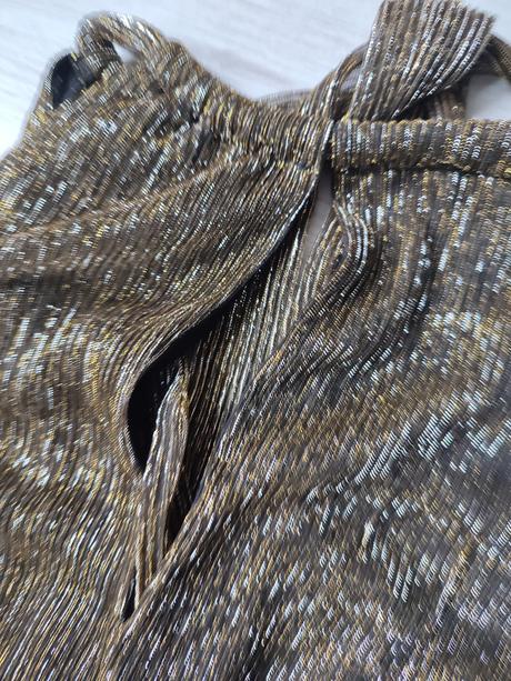 Zlaté šaty h&m, velikost 36, h&m,36