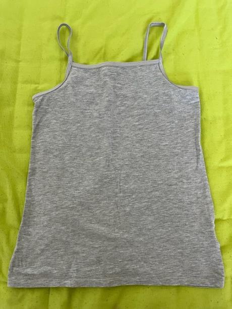 Letní šedé tílko top, h&m,152