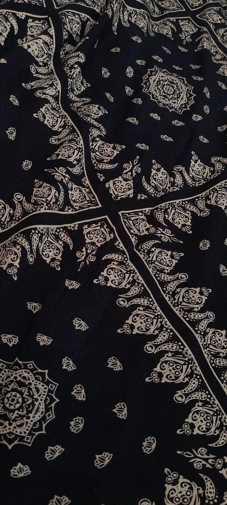 9eleven vzorované bavlněné dlouhé šaty,