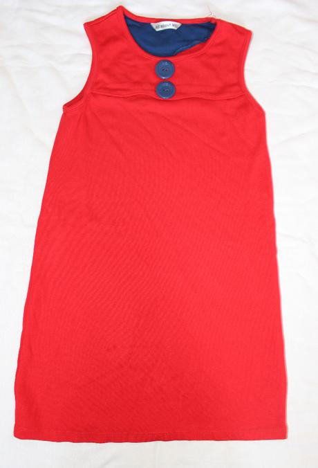Va46 úpletové šaty/šatová sukně 8-9 let, 134
