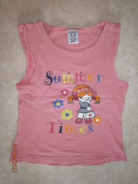 Kalhoty + tílko, vel. 116, h&m,116