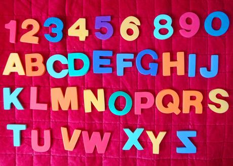 Pěnová čísla a písmena, 